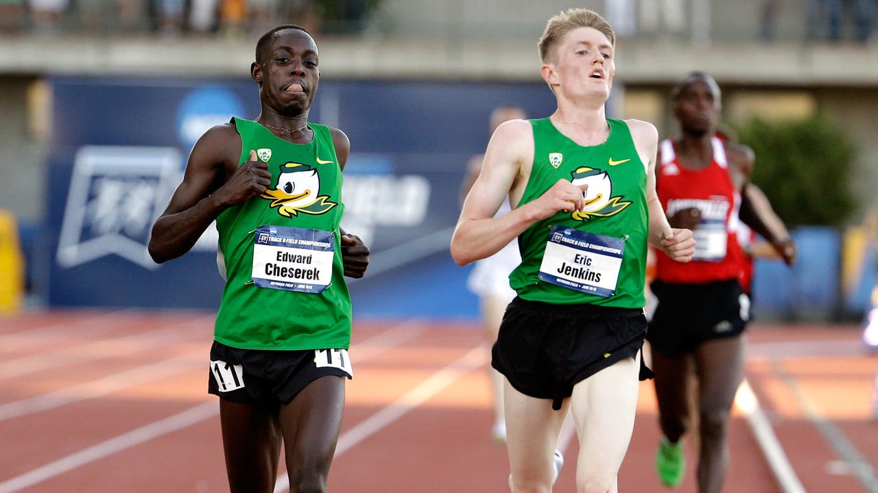 Edward Cheserek leads 1-2 Oregon finish in 10,000 meters at NCAAs